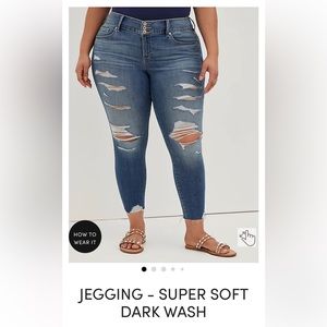 Torrid 14R High-rise Jegging Super Soft